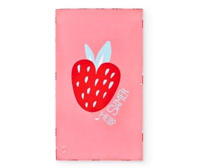 Toalha Praia Microfibra L Strawberries Personalizvel