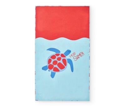 Toalha Praia Microfibra L Turtle Personalizvel