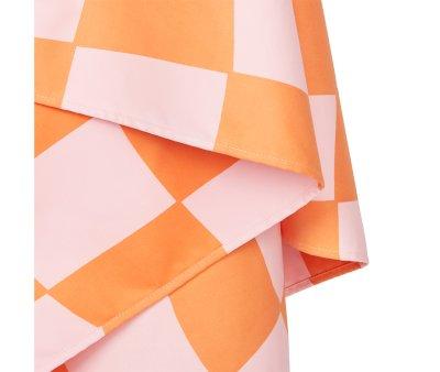 Toalha Praia Microfibra XL Summer Check Laranja Personalizvel