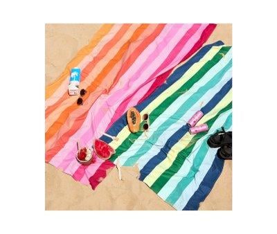 Toalha Praia Grande Microfibra Summer Miami Sorbet Personalizvel