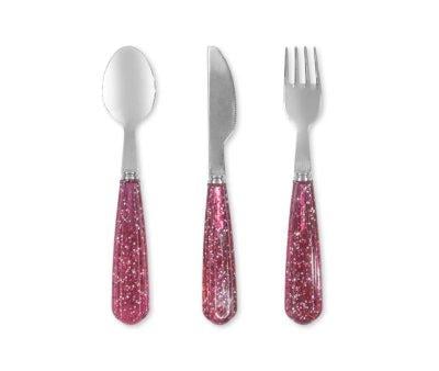 Pack Cubiertos Glitter Sparkling Sangria