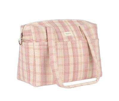 Bolso Carro Beb Stories Powder Red Checks