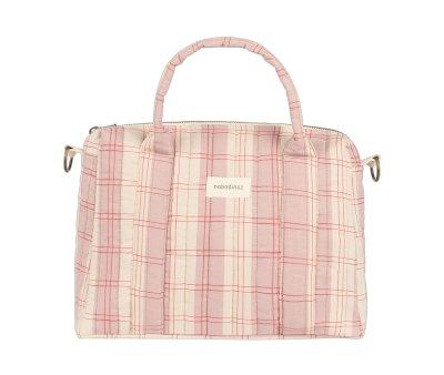 Bolso Carro Beb Mini Stories Powder Red Checks