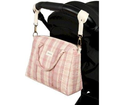 Bolso Carro Beb Mini Stories Powder Red Checks