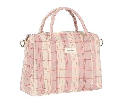 Bolso Carro Beb Mini Stories Powder Red Checks