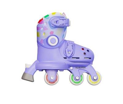 Patins  Roulettes Yvolution Twista Violet 30-34