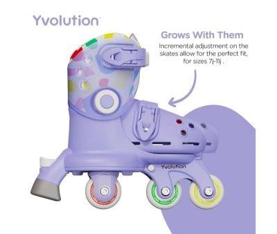 Patins  Roulettes Yvolution Twista Violet 30-34