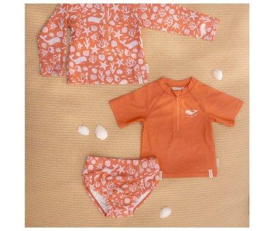Camiseta Proteccin Solar Ocean Sea Life Coral Rojo