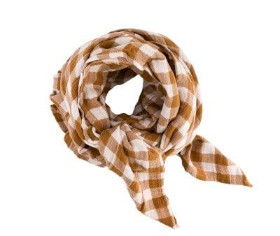 Mussola M Bianca Vichy Caramel