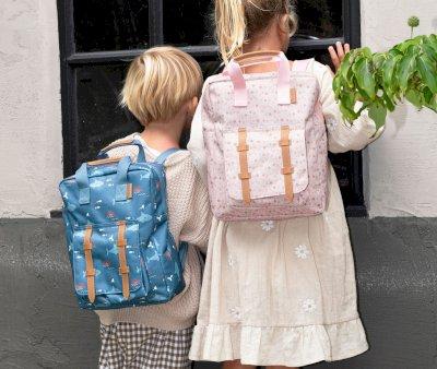 Mini Mochila Garden Flowers Personalizable