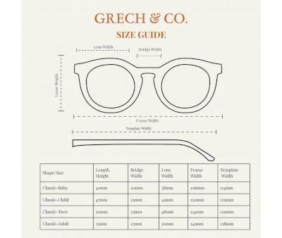 Gafas de Sol Polarizadas Classic Wayfarer Sunset (3-8 aos)