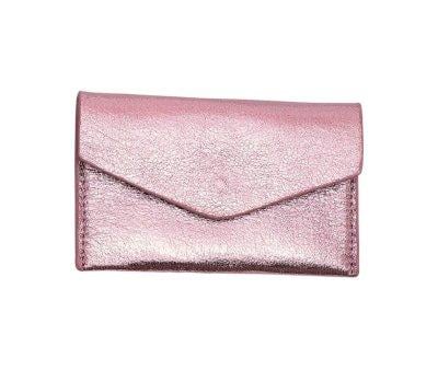 Monedero Metalizado Smile Rosa