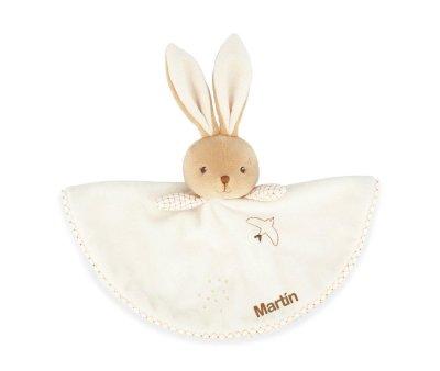 Doudou Conejo Redondo Crema Personalizable