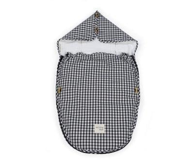 Sacco Mezza Stagione Navicella/Gruppo 0 I Love Vichy Nero