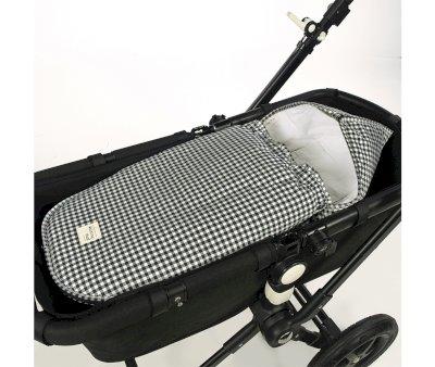 Sacco Mezza Stagione Navicella/Gruppo 0 I Love Vichy Nero