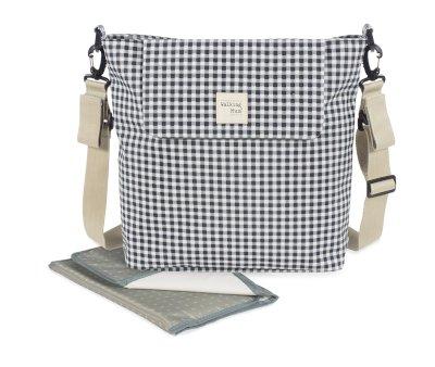 Bolsa Canastilla I Love Vichy Negro