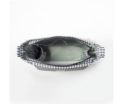 Bolsa Canastilla I Love Vichy Negro