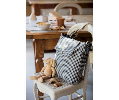 Bolsa Canastilla I Love Vichy Negro