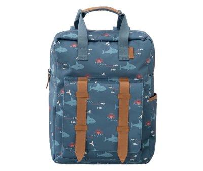 Mochila Colegio Fresk Grande Shark  Personalizvel
