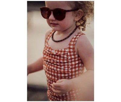 culos de sol infantis polarizados Classic Fog Tortoise (3-8 anos)