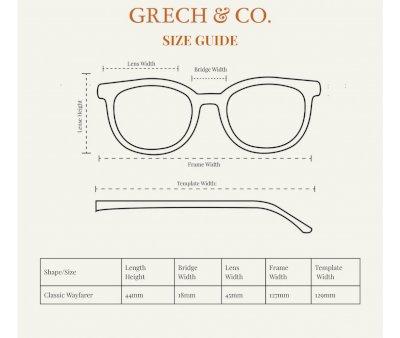 Lunettes de Soleil Polarises Classic Wayfarer Fog (3-8 ans)