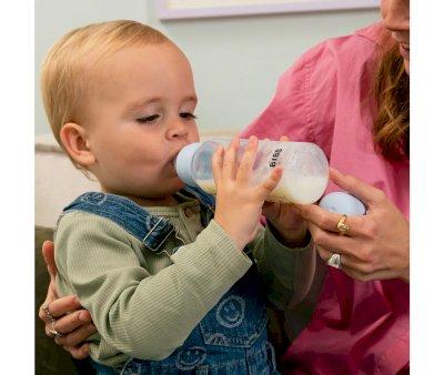 Biberon Plastica BIBS Silicone Baby Blue 270ml