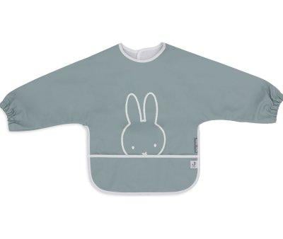 Babero Impermeable con Mangas Miffy Peekaboo Sea Green