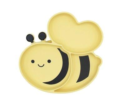 Plato de Silicona con Ventosa Bee