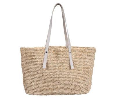 Bolso Shopper Kami Straw Stone