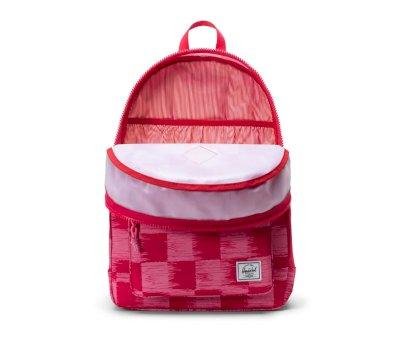 Zaino Herschel Heritage Youth New Check Yourself Raspberry Personalizzabile