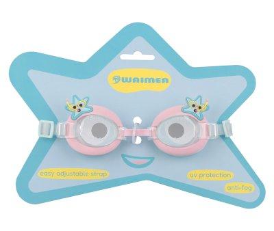 Gafas de Natacin Junior Cartoon Kids Moko Rosa