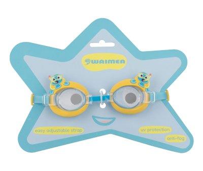 Gafas de Natacin Junior Cartoon Kids Moko Amarillo