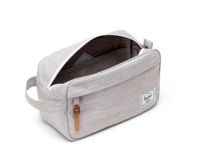 Neceser Chapter Travel Kit Light Grey Crosshatch