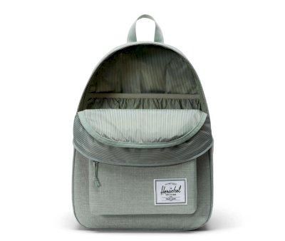 Mochila Herschel Classic Iceberg Green Crosshatch Personalizable