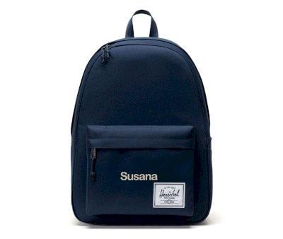 Zaino Herschel Classic Navy Crosshatch Personalizzabile