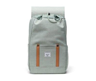 Mochila Herschel Retreat Small Iceberg Green Crosshatch