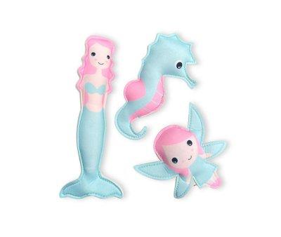 Jeu de Plonge Set de 3 Sirne, Hippocampe et Fe