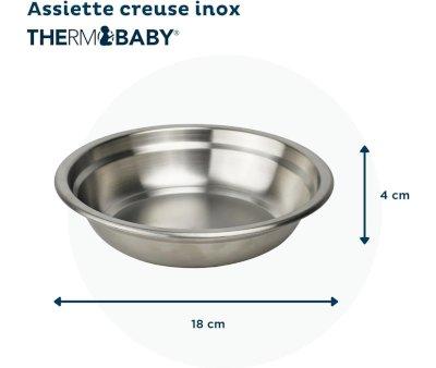 Plato Hondo Acero Inoxidable