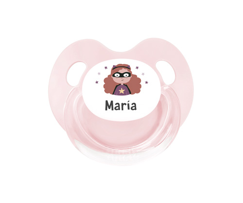 Sucette Personnalise Retro Rose Fantastic Girl