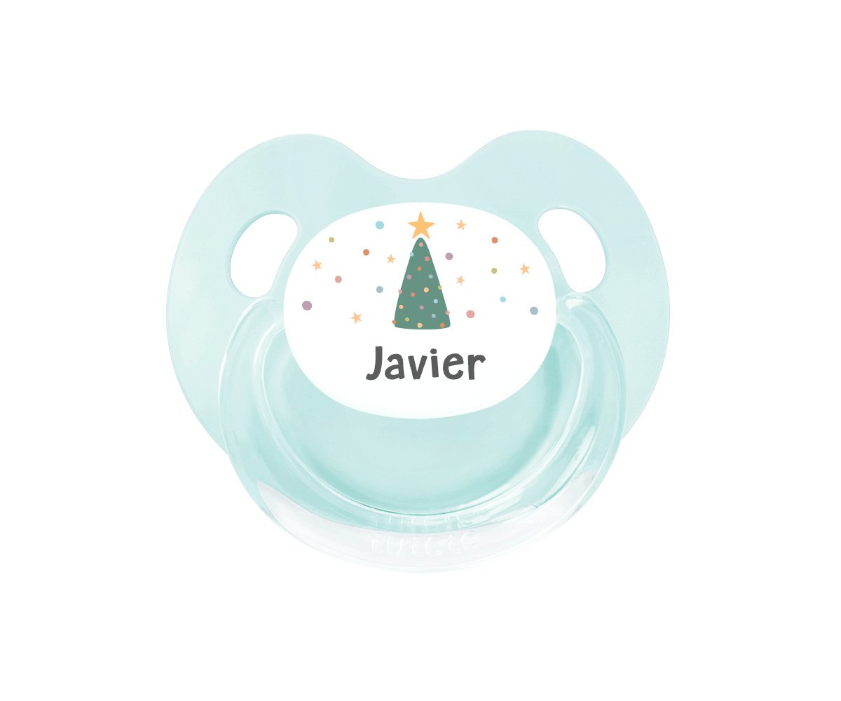 Sucette Sapin de Nol Rtro Personnalisable