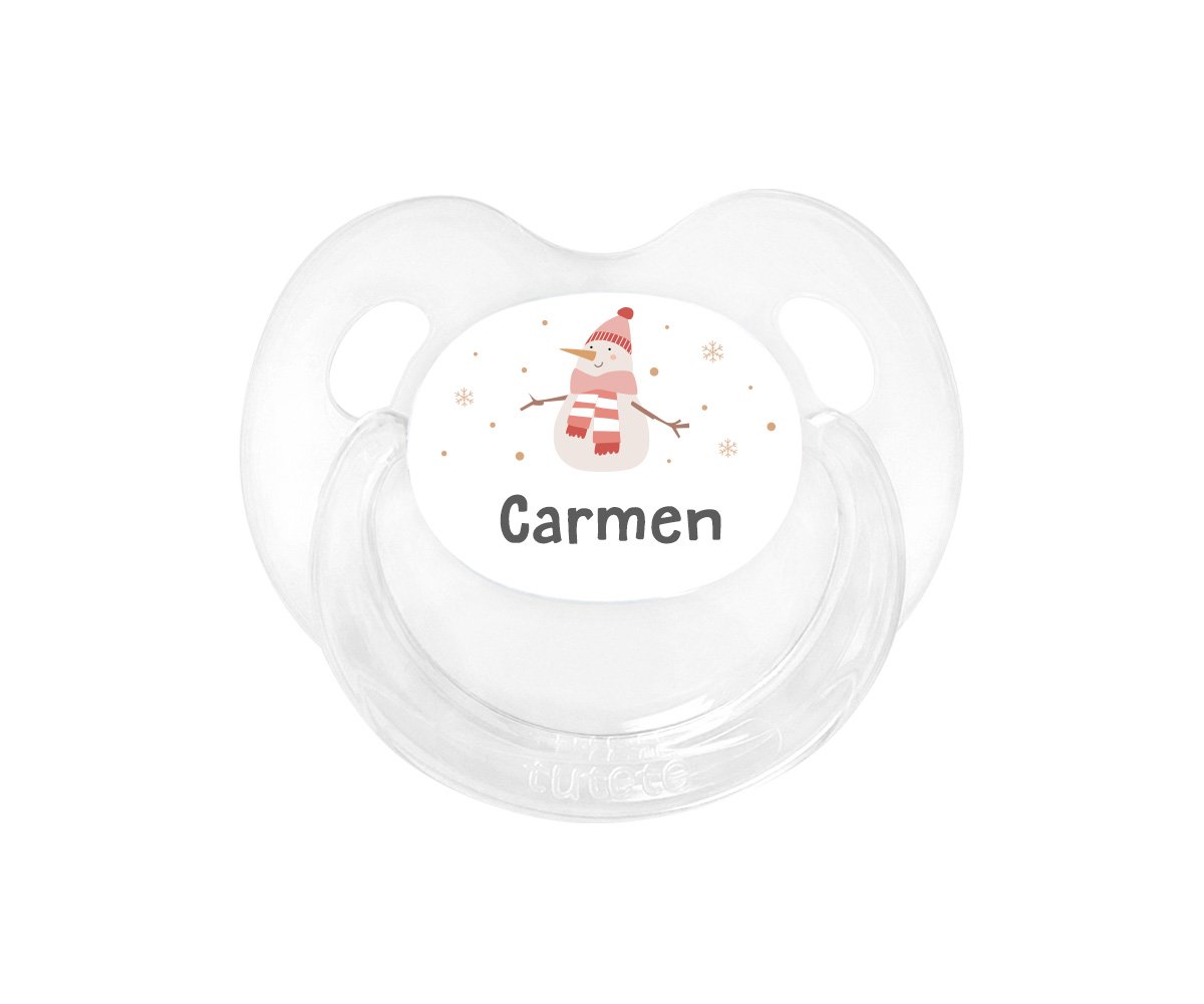 Chupete Personalizado Retro Snowman