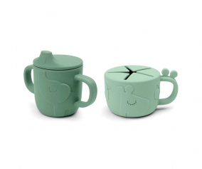Peekaboo Learning Cup and Deer Friends Snack Dispenser Powder