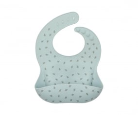 Babete de silicone Leaves Sage