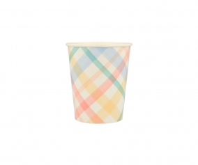 8 Vasitos Plaid Pattern