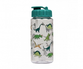 Bouteille Dinosaure avec paille 350 ml
