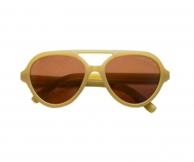 Polarized Aviator Sunglasses Chartreuse (Ages 9-14)