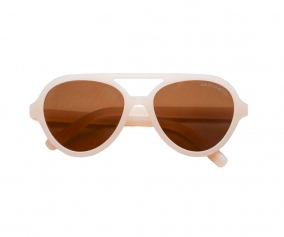 Aviator Polarized Sunglasses Creamy White (Ages 9-14)