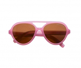 Aviator Polarized Sunglasses Mauve Rose (Ages 9-14)