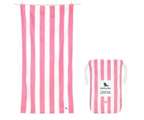 Toalha de Secagem rpida personalizvel Microfibra L Cabana Malibu Pink