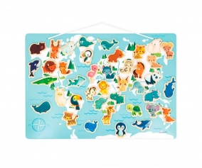 Puzzle du monde magntique Minikids